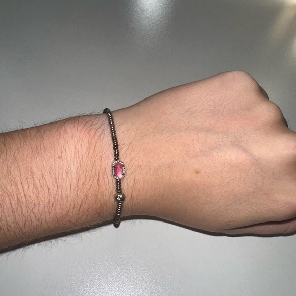 Kendra Scott Pink and Brown Beaded Bracelet - Picture 3 of 4